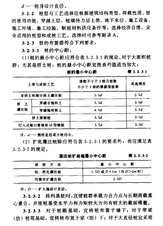 梁子湖建筑桩基技术基本设计规定